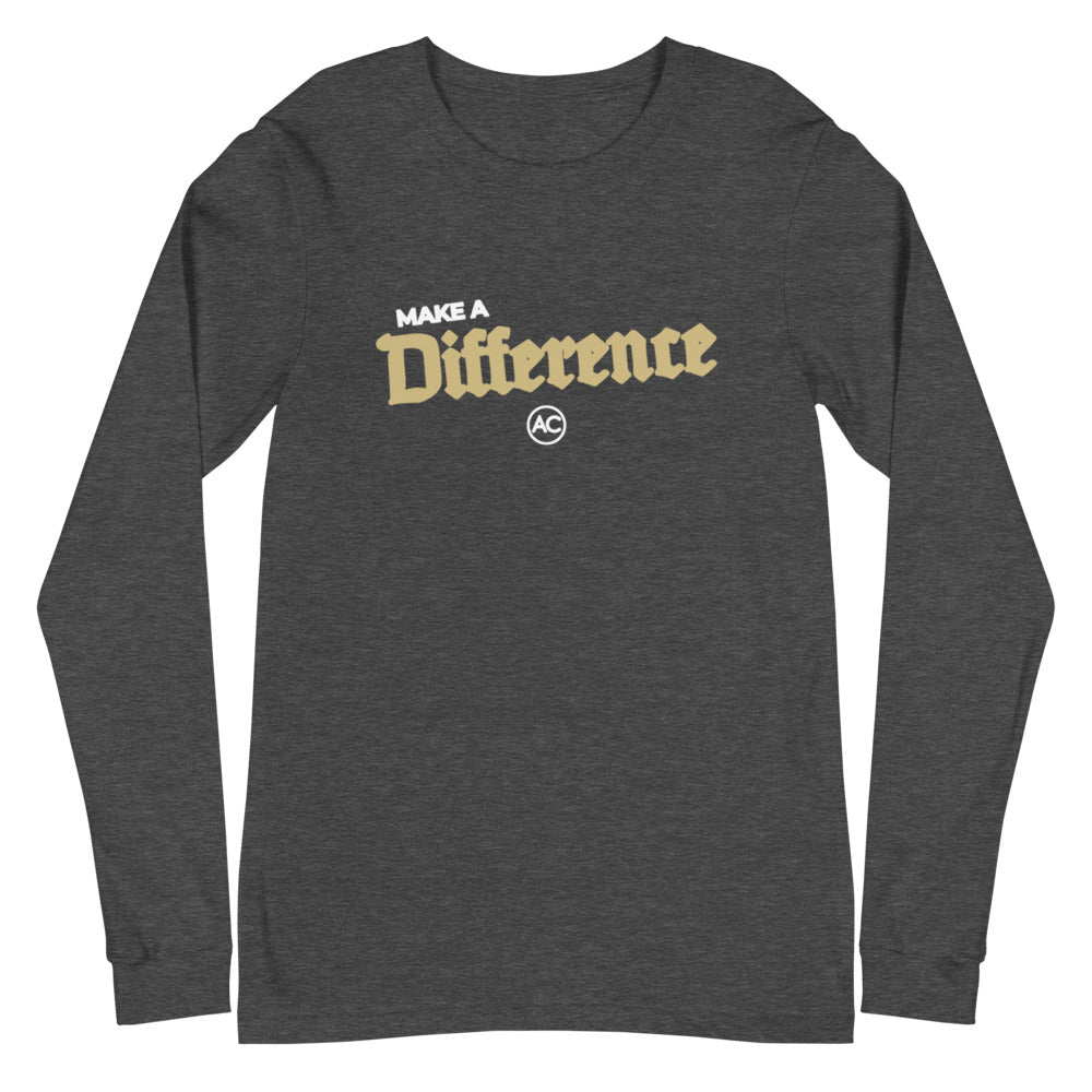 Make a Difference | Unisex Bella + Canvas LS Tee
