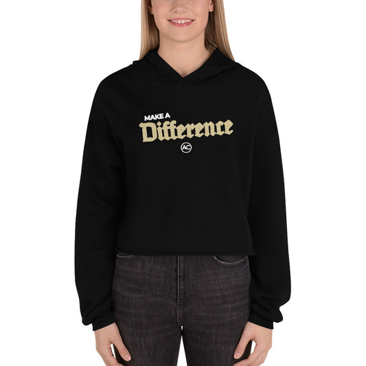 Make a Difference | Women's Cropped Hoodie